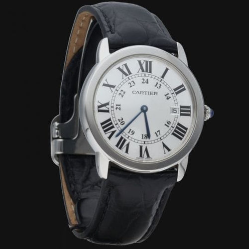 Cartier Ronde Solo - Montre en acier 58 Facettes MT47195