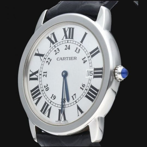 Cartier Ronde Solo - Montre en acier 58 Facettes MT47195