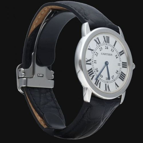 Cartier Ronde Solo - Montre en acier 58 Facettes MT47195