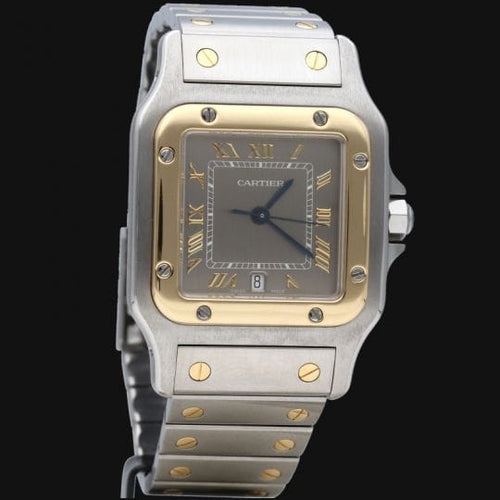 Cartier Santos Galbée - Montre en or jaune et acier 58 Facettes MT47168