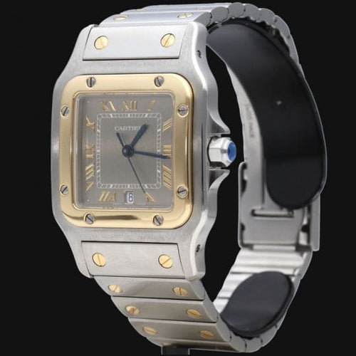 Cartier Santos Galbée - Montre en or jaune et acier 58 Facettes MT47168