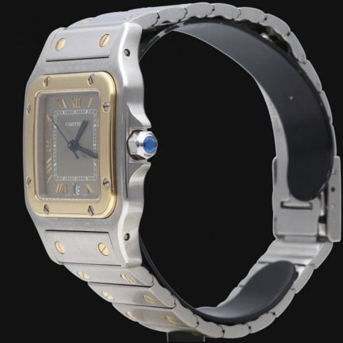 Cartier Santos Galbée - Montre en or jaune et acier 58 Facettes MT47168