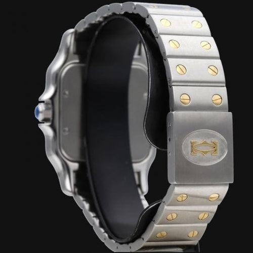 Cartier Santos Galbée - Montre en or jaune et acier 58 Facettes MT47168