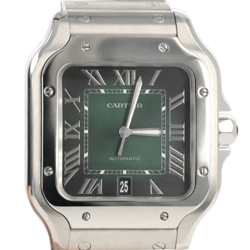 Cartier Santos - Montre en acier 58 Facettes MT47330