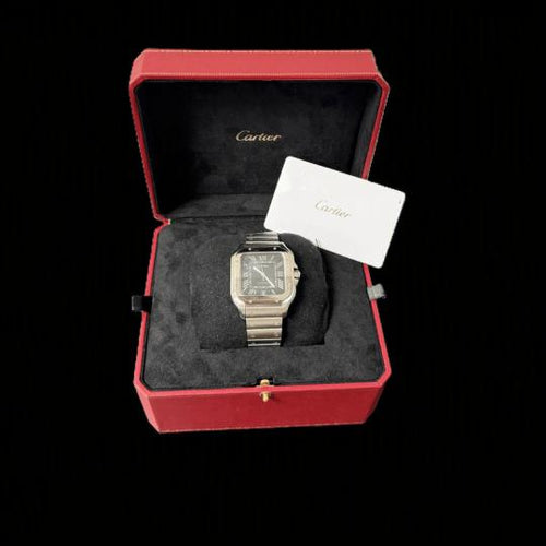Cartier Santos - Montre en acier 58 Facettes MT47330