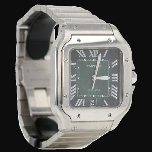 Cartier Santos - Montre en acier 58 Facettes MT47330
