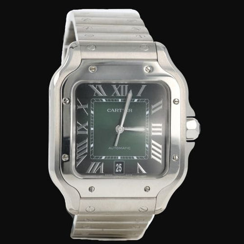 Cartier Santos - Montre en acier 58 Facettes MT47330