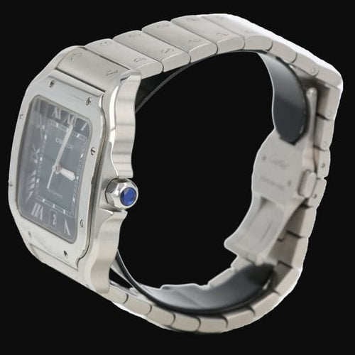 Cartier Santos - Montre en acier 58 Facettes MT47330