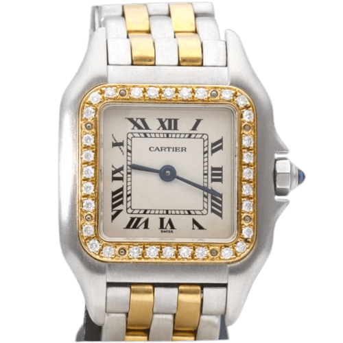 Montre Cartier Panthère - Montre PM en or jaune et acier 58 Facettes MT47336