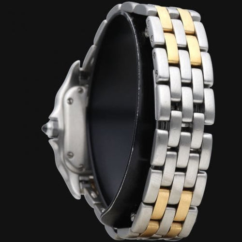 Cartier Panthère - Montre PM en or jaune et acier 58 Facettes MT47336