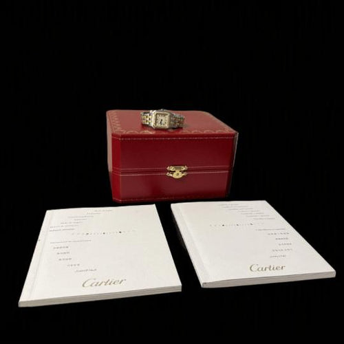 Cartier Panthère - Montre PM en or jaune et acier 58 Facettes MT47336