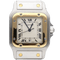 Montre Cartier Santos Galbée - Montre en or jaune et acier 58 Facettes MT47356