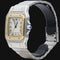 Cartier Santos Galbée - Montre en or jaune et acier 58 Facettes MT47356