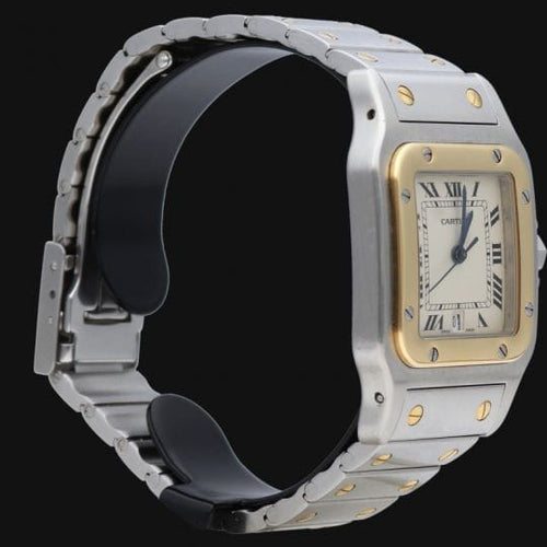 Cartier Santos Galbée - Montre en or jaune et acier 58 Facettes MT47356