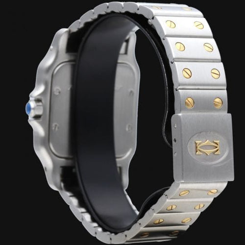 Cartier Santos Galbée - Montre en or jaune et acier 58 Facettes MT47356