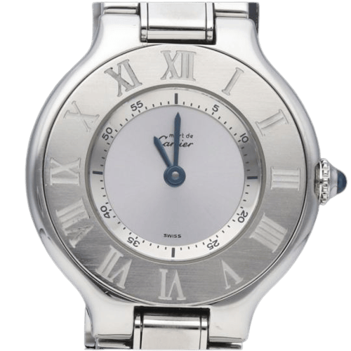 Montre Cartier Must 21 - Montre en acier 58 Facettes MT47370