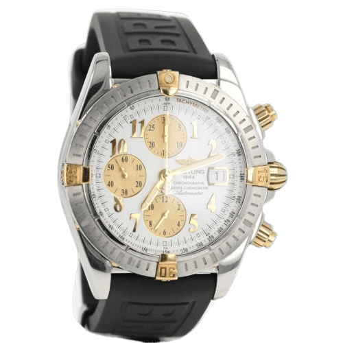 Breitling Chronomat Evolution - Montre chronographe en or jaune et acier 58 Facettes MT47254