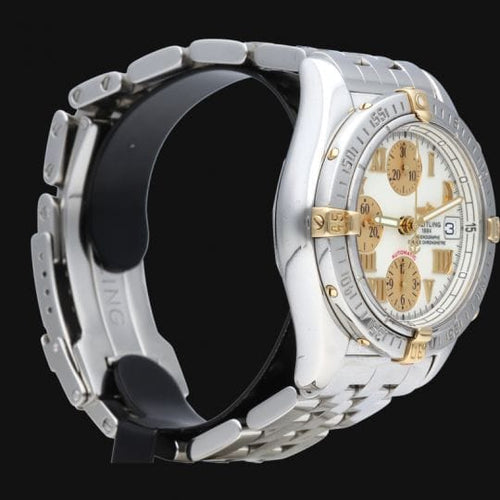 Breitling Chronomat - Montre Cockpit Chronograph en or jaune et acier 58 Facettes MT47255