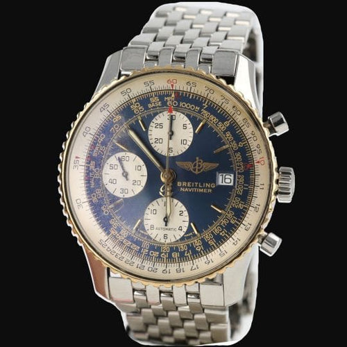 Breitling Old Navitimer - Montre en or jaune et acier 58 Facettes MT47257