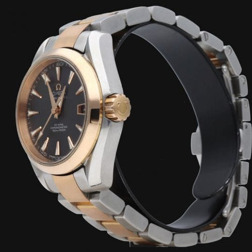 Omega Seamaster Aqua Terra - Montre en or jaune, or rose et acier 58 Facettes MT47151
