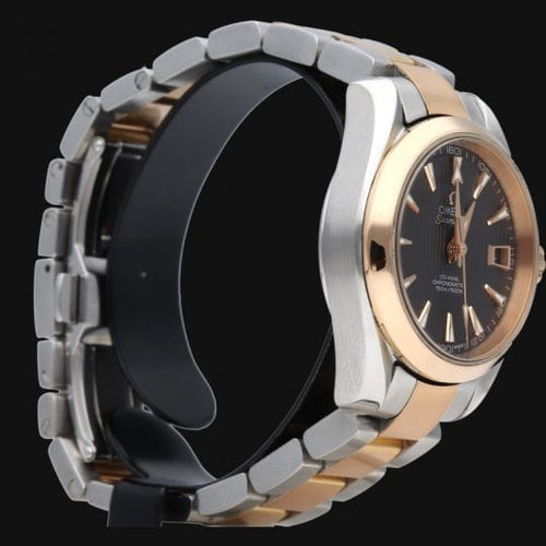 Omega Seamaster Aqua Terra - Montre en or jaune, or rose et acier 58 Facettes MT47151