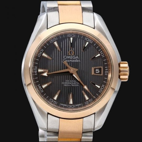 Omega Seamaster Aqua Terra - Montre en or jaune et acier 58 Facettes MT47150