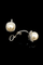 Boucles d'oreilles Orecchini - Perle naturelles et diamants en or blanc 58 Facettes