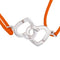 Dinh Van Double Cœurs - Bracelet cordon en or blanc 58 Facettes 5577274CN