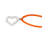 Dinh Van Double Cœurs - Bracelet cordon en or blanc 58 Facettes 5577274CN