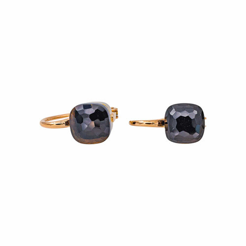 Pomellato Nudo Classic - Boucles d'oreilles en or rose et quartz fumés 58 Facettes 5347310CN