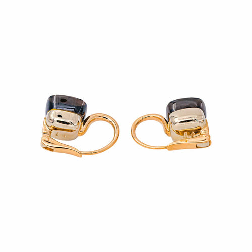 Pomellato Nudo Classic - Boucles d'oreilles en or rose et quartz fumés 58 Facettes 5347310CN