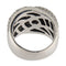 51 Bague bandeau en or blanc et diamants 1,93 ct 58 Facettes G3989