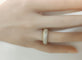 52 Chaumet - Alliance pavée en or jaune 18K et diamants 58 Facettes LP1930/PNNB