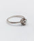58.5 Bague solitaire Art déco en platine et diamant taille ancienne 58 Facettes A07537