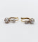 Dormeuses - Boucles d'oreilles en or 18k, platine et diamants 58 Facettes A07538