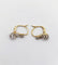 Dormeuses - Boucles d'oreilles en or 18k, platine et diamants 58 Facettes A07538