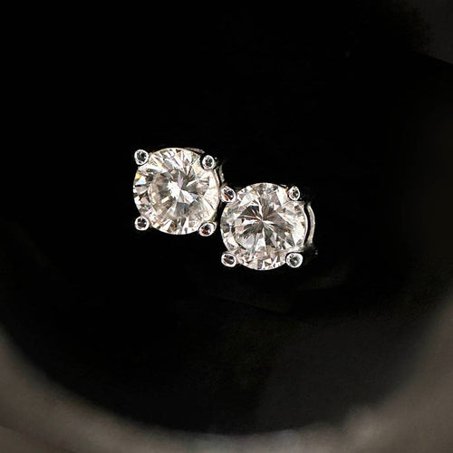 AITCHES Embrace - Boucles d'oreilles en or blanc et diamants 58 Facettes GER1005WG