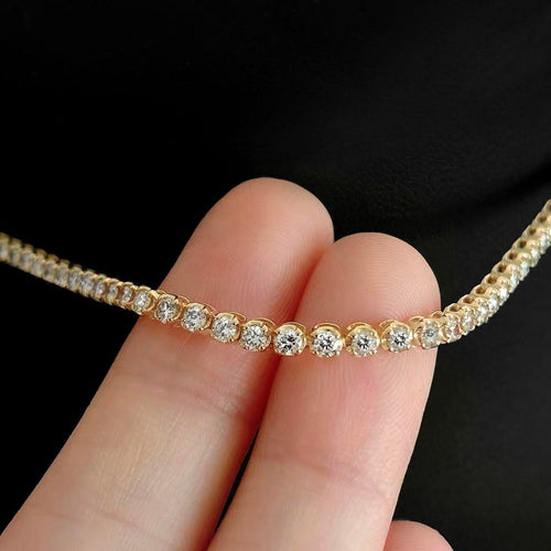 Disco - Bracelet tennis en or 18K et diamants 2,0 ct 58 Facettes GBT1331YG