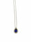 Collier Collier en or blanc avec saphir et diamants 58 Facettes 2126