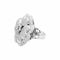 Bague 57 Trèfle - Bague en or blanc et diamants 58 Facettes 35822