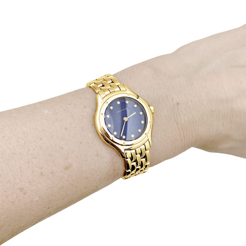 Montre Cartier Cougar - Montre femme en or jaune et diamants 58 Facettes 35743