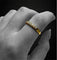 Bague 62 Bague rivière - Or jaune 18k et diamants 0,35 ct (années 1960) 58 Facettes
