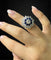 Bague 51 Bague fleur étoilée - Diamants et saphirs 58 Facettes