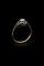 Bague 52 Bague Jugendstil - Bague en or jaune avec diamant 0,20 ct 58 Facettes