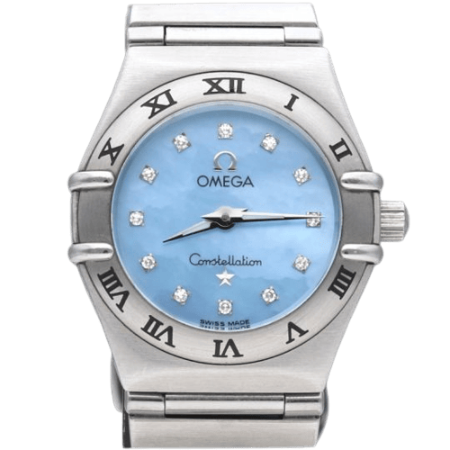 Montre Omega Constellation Mini - Montre femme en acier et diamants 58 Facettes MT47314
