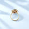 Bague 55 Bague marguerite en or jaune 18K et grenats 58 Facettes 1789
