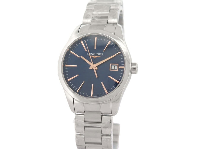 Longines Conquest Classic - Montre 34 mm en acier quartz 58 Facettes 275811