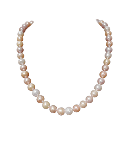 Collier Collier 48 perles de culture, fermoir en or 18k 58 Facettes 950