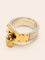 53 HERMÈS Kelly Cadenas - Bague en argent et or 18 carats 58 Facettes WC-2026-3540