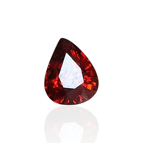 Grenat spessartite - Pierre 2,41 ct taille goutte mixte orange intense 58 Facettes #26-119-GRSPPR